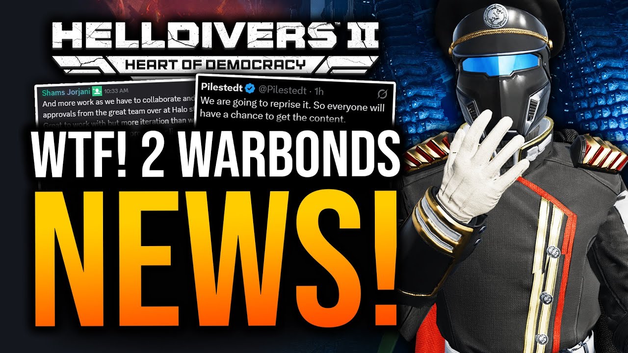 Helldivers 2 Devs Confirm 2 Warbonds! Weapons & Stat News!