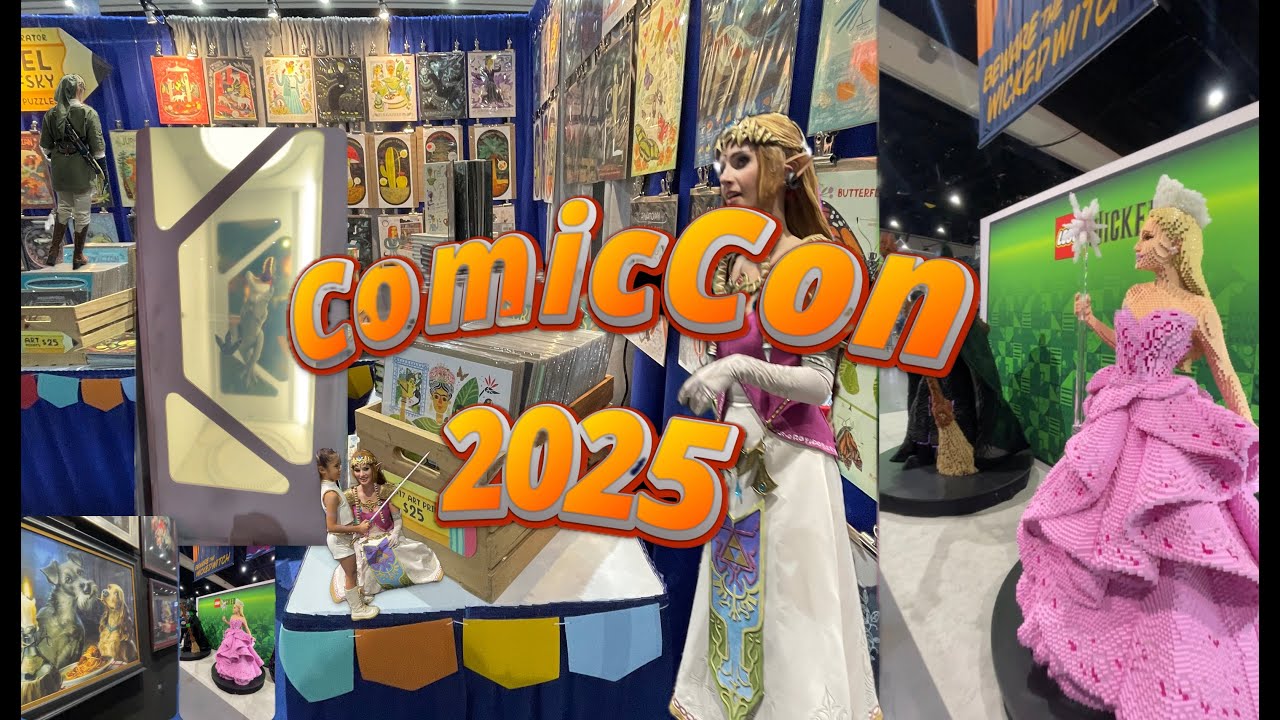 Comic Con 2025 Preview Night Walkthrough and Floor Tour - First Look!