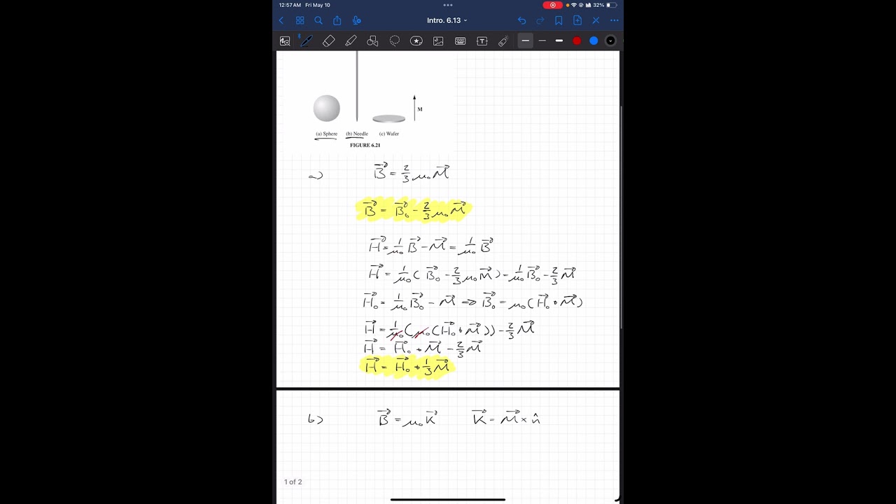 Griffith E&M Problem 6.13 Solution (By Ryan J. Read)