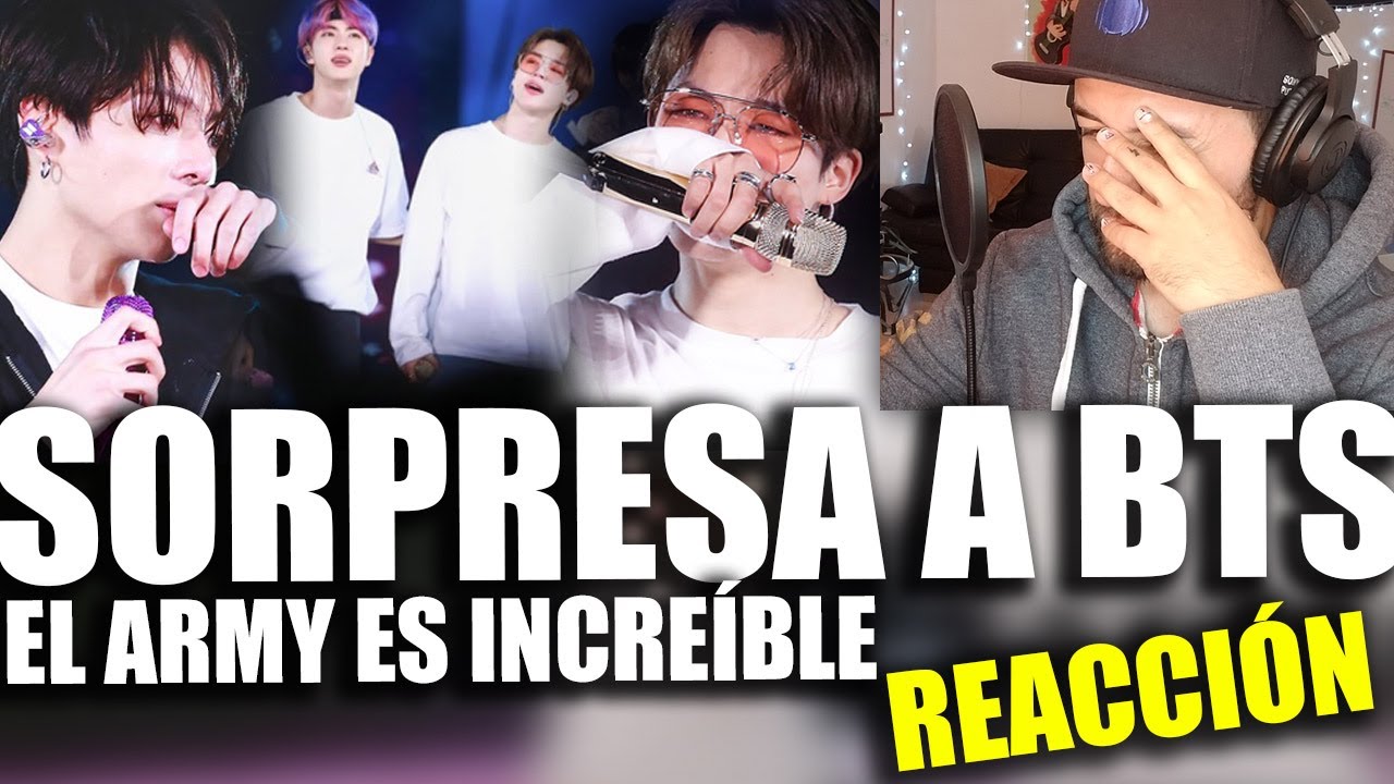 💜 ARMY SORPRENDE A BTS EN VIVO 🔥 YOUNG FOREVER - Concierto London 💥