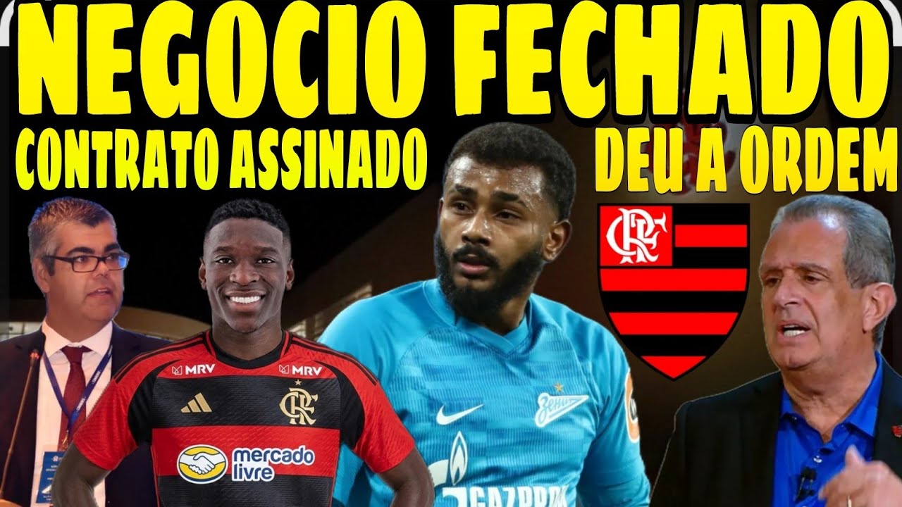 CONTRATO ACABOU DE SER ASSINADO✍️ NEGÓCIO FECHADO E FLAMENGO CONFIRMA CONTRATAÇÃO!