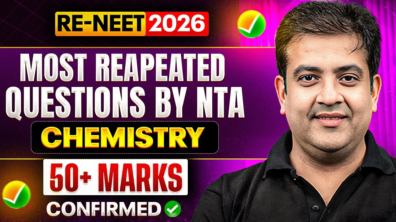 RE-NEET 2026 🔥 Most Repeated Chemistry Questions by NTA