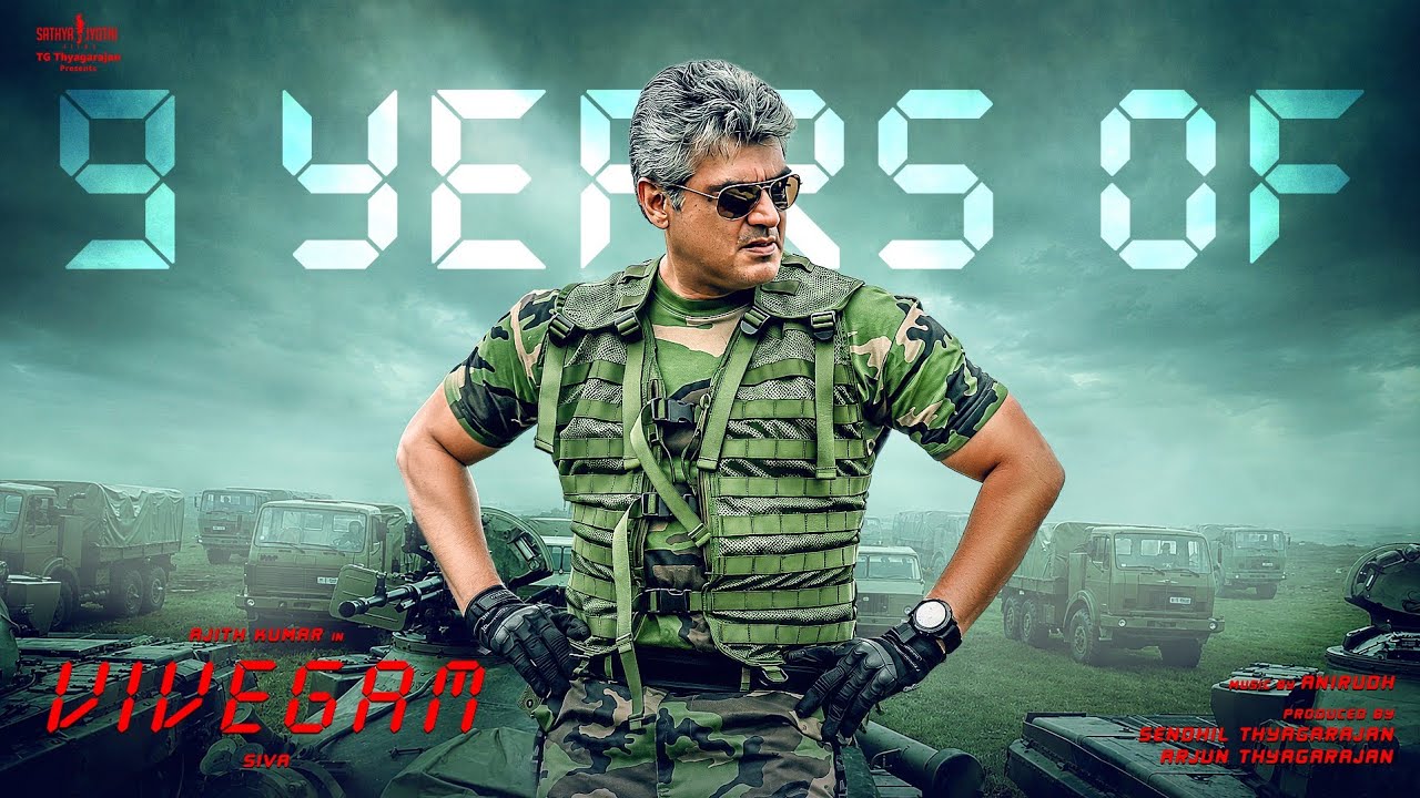 9 years of Vivegam | Ajith Kumar, Vivek Oberoi, Kajal, Akshara | Vetri | Anirudh | Siva