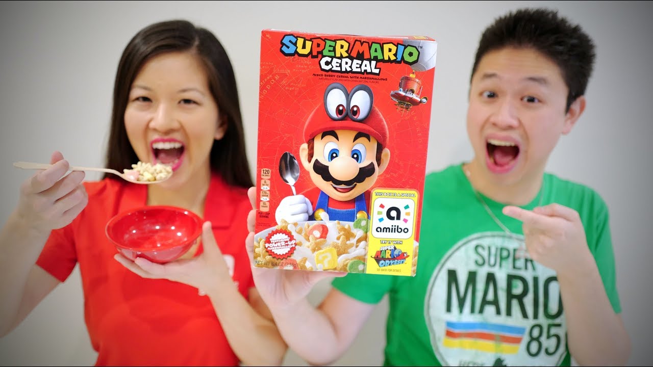 HANDS ON! SUPER MARIO CEREAL with amiibo Function [Super Mario Odyssey]