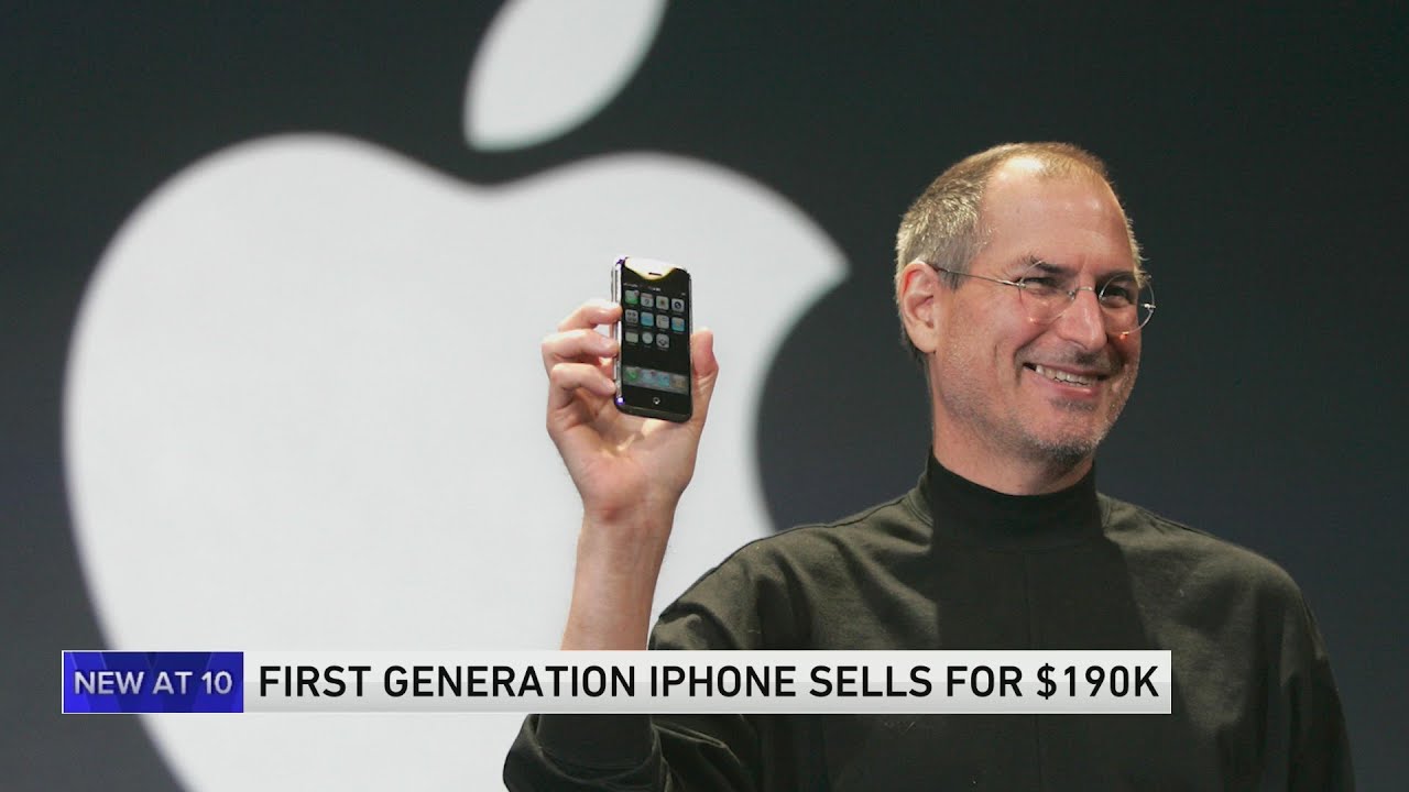First-gen iPhone sells at auction for almost 380 times its original price
