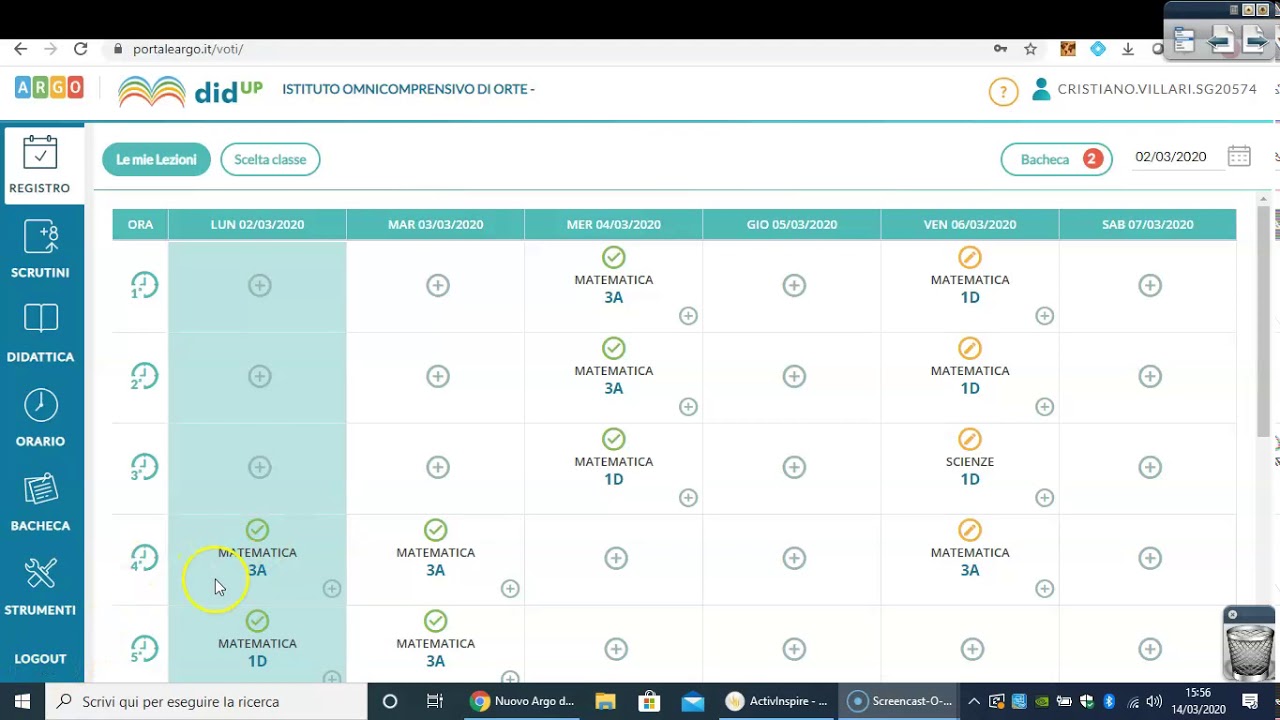Tutorial Uso del registro elettronico - Argo Didup