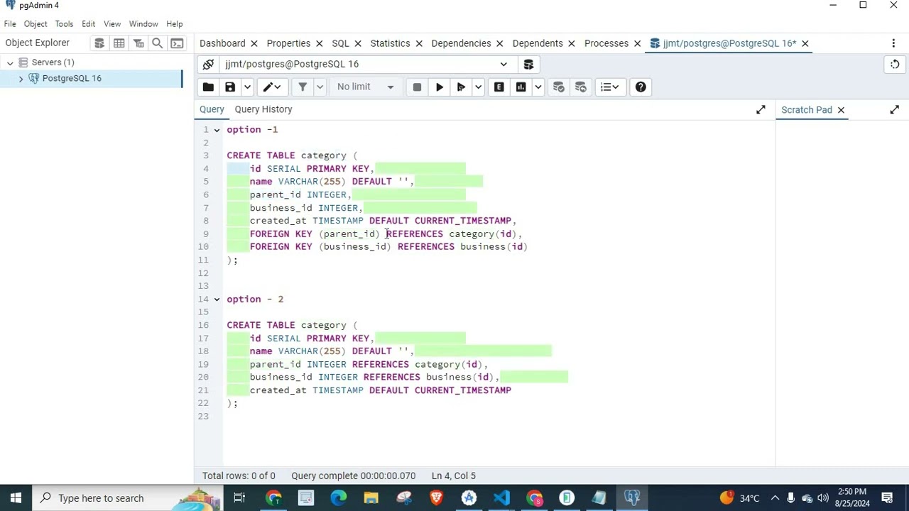 ERROR:  syntax error at or near 