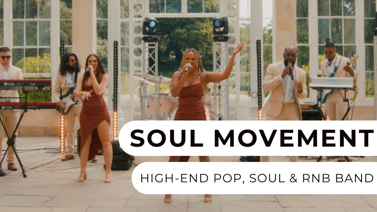 Soul Movement - Spectacular 6-9 Piece Pop, Soul & RnB Band - Entertainment Nation