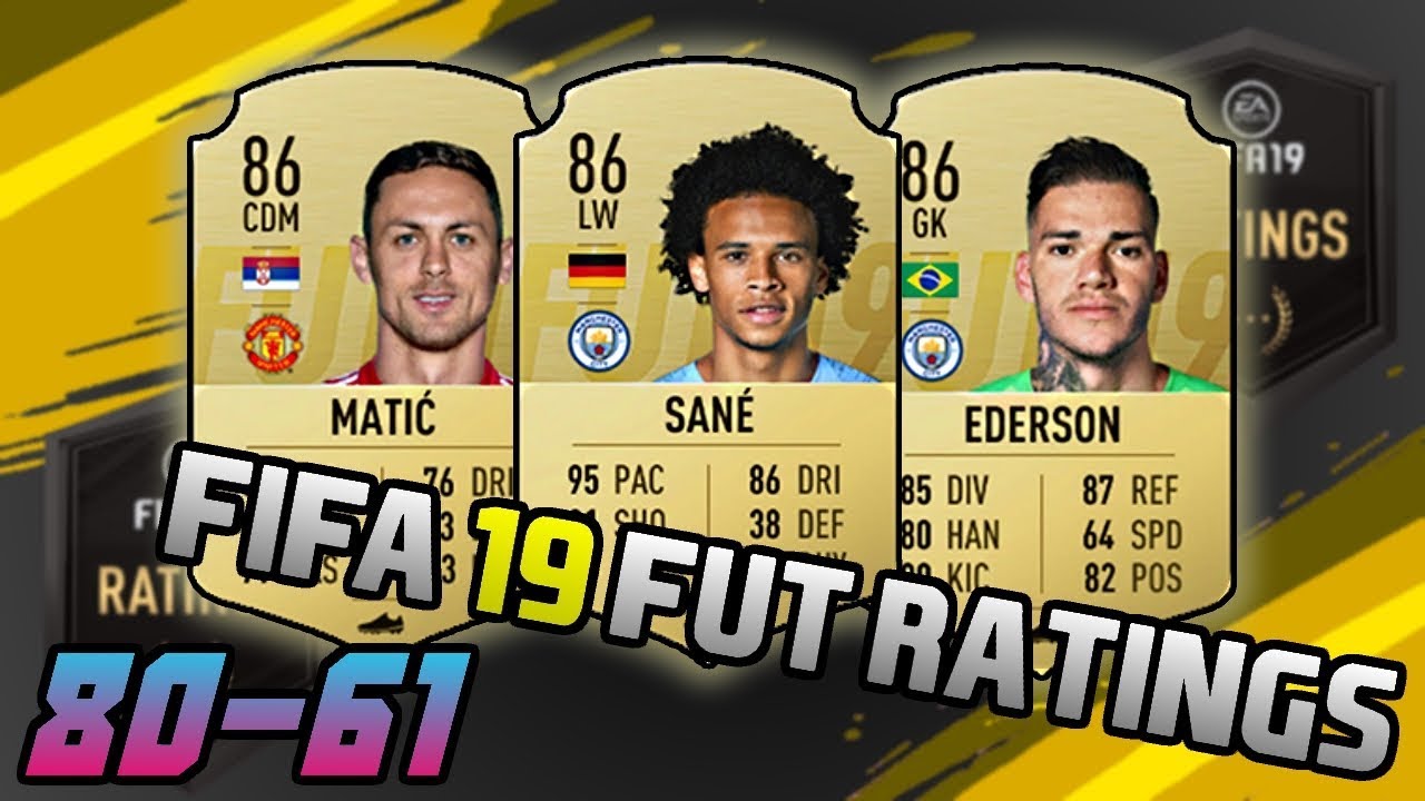 BiG EPL UPGRADES!!! | FIFA 19 Player Ratings 80-61 | FIFA 19 Ultimate Team