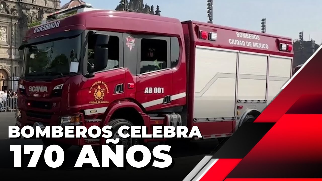 Heroico Cuerpo de Bomberos celebra 170 años protegiendo a la CDMX