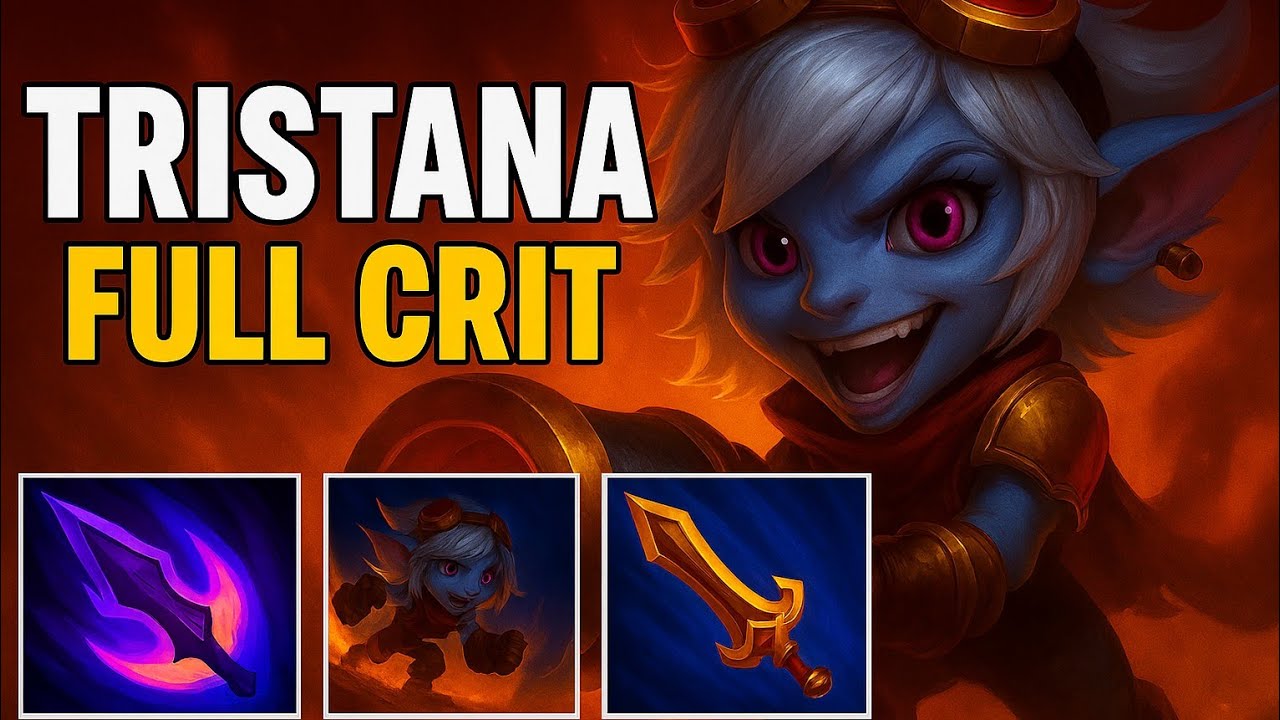 TRISTANA AGGRESSIVE Gameplay + Full Crit Build
