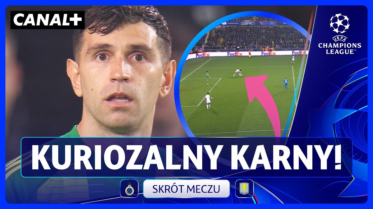 NAJBARDZIEJ ABSURDALNY KARNY W HISTORII LIGI MISTRZ&Oacute;W UEFA?! CLUB BRUGGE - ASTON VILLA, SKR&Oacute;T MECZU