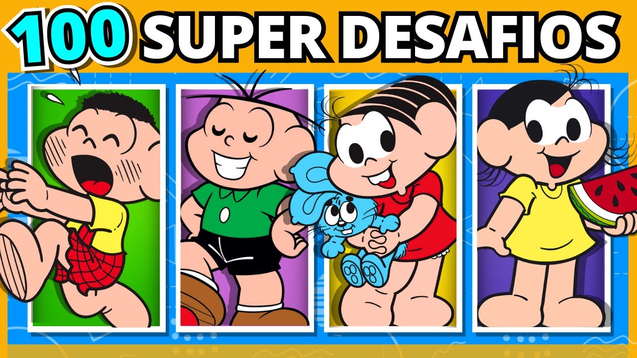 🧠🐇 TURMA DA MÔNICA DESAFIOS | +💯 PERGUNTAS | Quiz Turma da Mônica | Especial de Férias | #quiz
