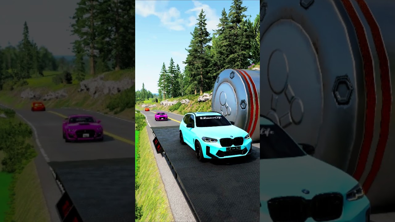 🚗 Giant Hydraulic Press vs Supercar | BeamNG Drive Ultimate Crash Test!