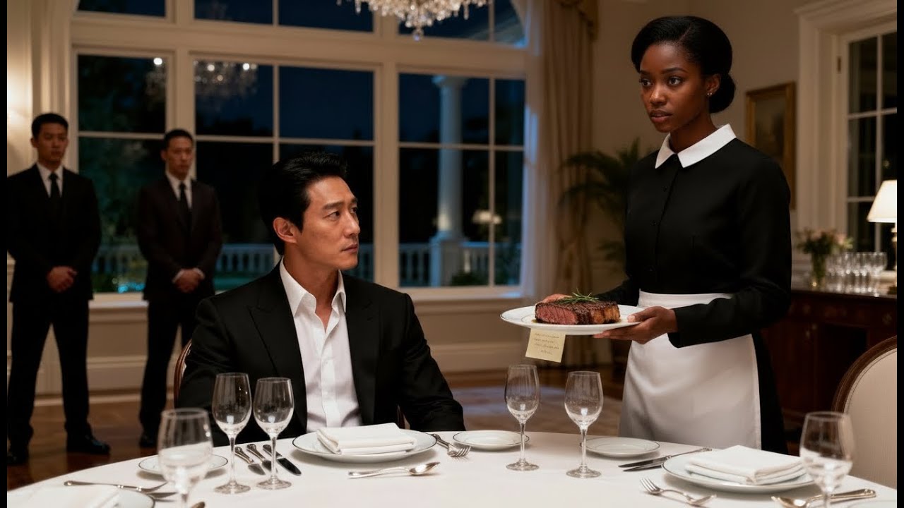 A Black Waitress Slipped a Secret Note to a Korean Mafia Boss — She Realized the Danger Too Late.