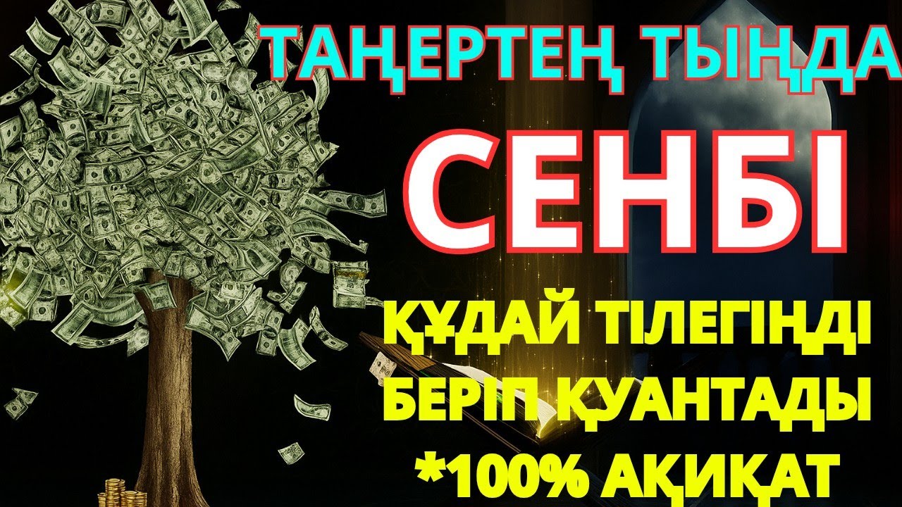 КҮНДІҢ ЕҢ ҚҰДІРЕТТІ ДҰҒАСЫ!, Барлық тілектер орындалады! БАЙЛЫҚ, ТАБЫС ЖӘНЕ БАҚЫТ. ҚҰДАЙ ҚАЛАСА