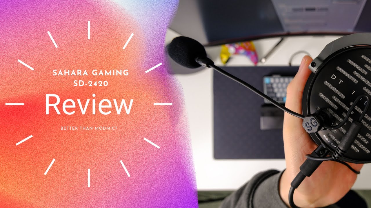 ModMic on a budget? Sahara Gaming SD-2420 Turns any headphones into a headset.