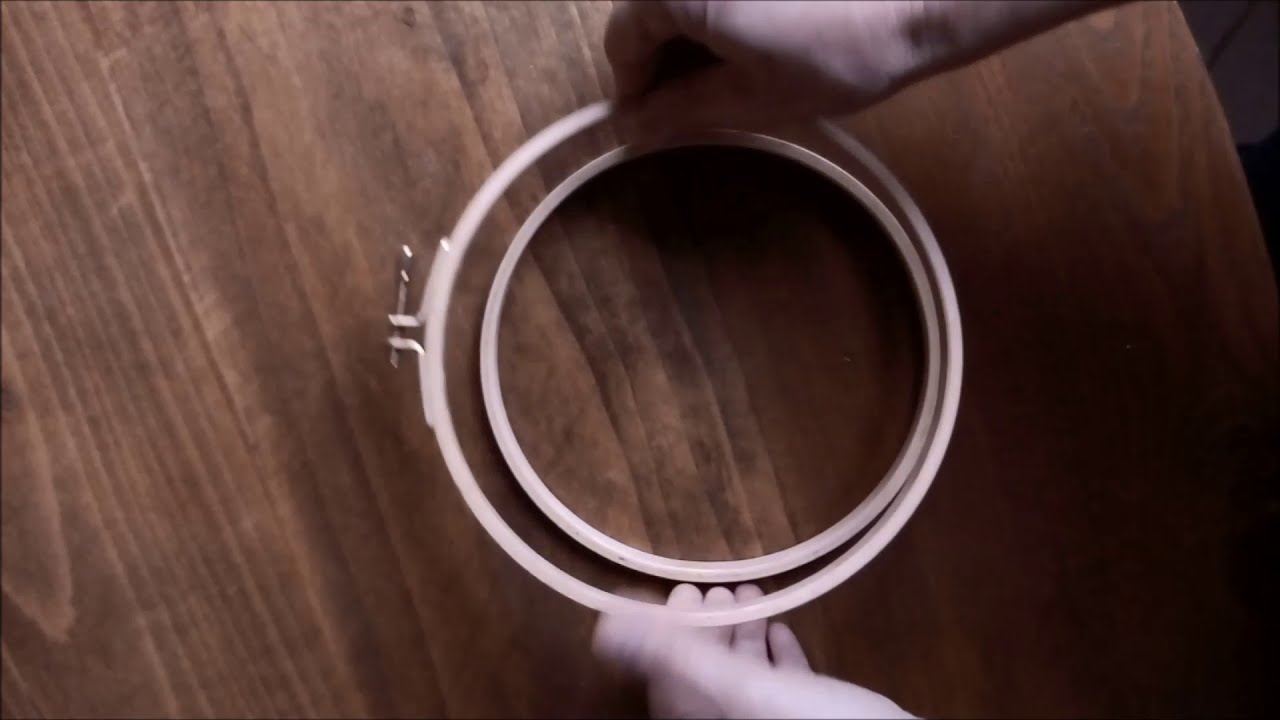 TUTO BRODERIE FACILE : Comment se servir d'un CERCLE A BRODER ?