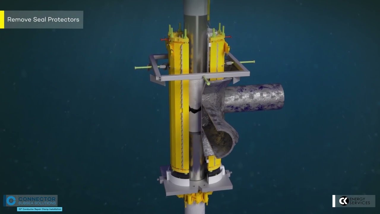Installation of a Conductor Repair Clamp