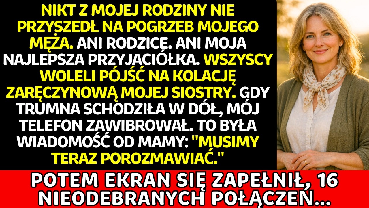 Nikt z mojej rodziny nie przyszedł na pogrzeb mojego męża. Godziny później pytali o spadek…