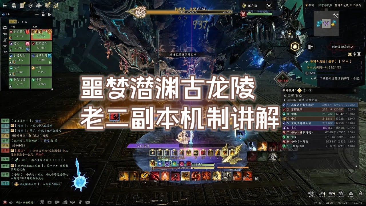 【誅仙世界】噩夢潛淵古龍陵老二全攻略：大楠二楠機制拆解，這波雙子配合絕了！