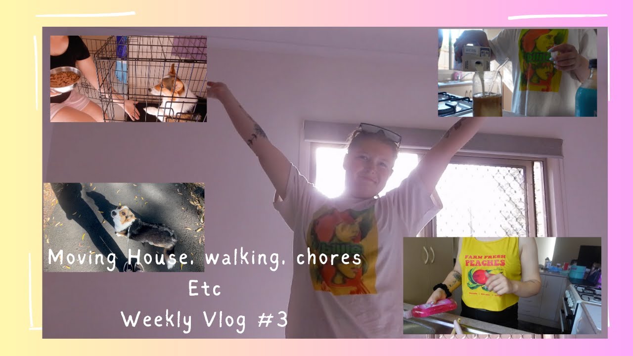 Weekly vlog/ Moving House, Chores, Packages, Updates and Books