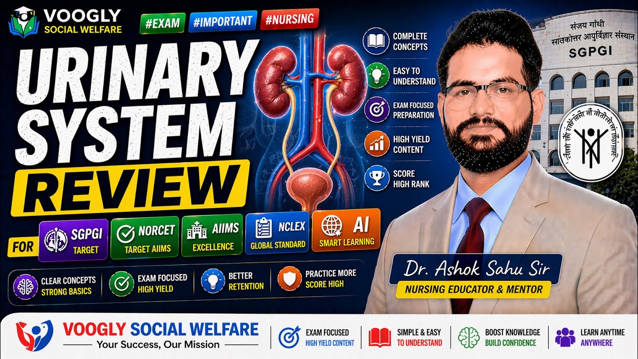 Target High Class | Urinary System All MCQs | NORCET, RRB, ESIC, NCLEX | #SahuSir #Voogly 848