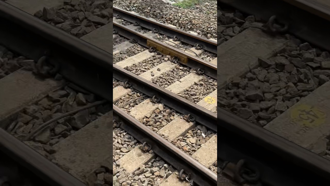 Indian railway at a glance 🩷😍 #india #indianrailways #incredibleindia #shorts  #nowhereblow