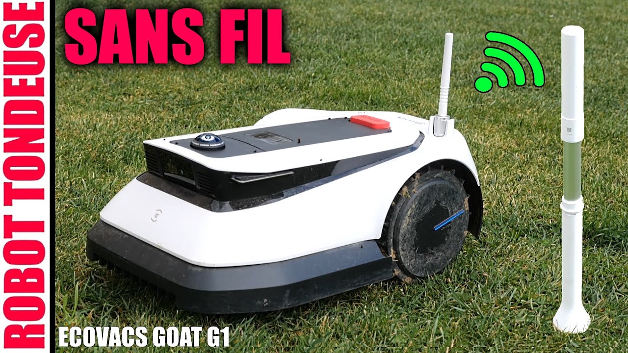 газонокосилка-робот ECOVACS GOAT G1 ​​20V 5200 мАч беспроводное устройство подключено