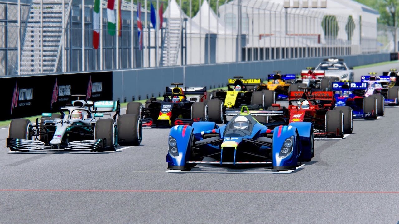 All F1 2019 Cars vs Red Bull X2010 - Canada GP