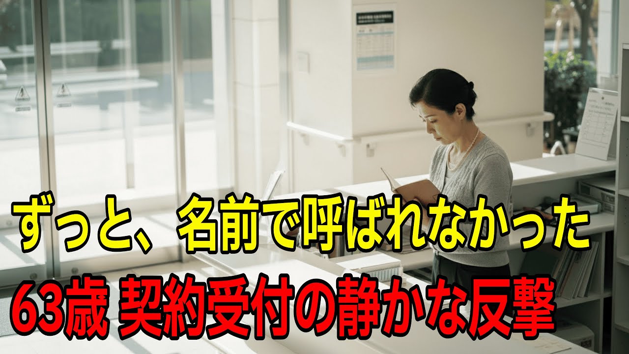 63歳、名前で呼ばれなかった私が病院で一つの記録を残した日