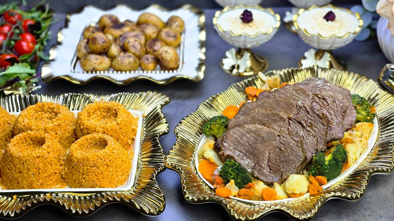 Meni Iftari me shije perfekte ideale për Mysafir - Mish i pjekur dhe Sekreti si tju mbetet i butë
