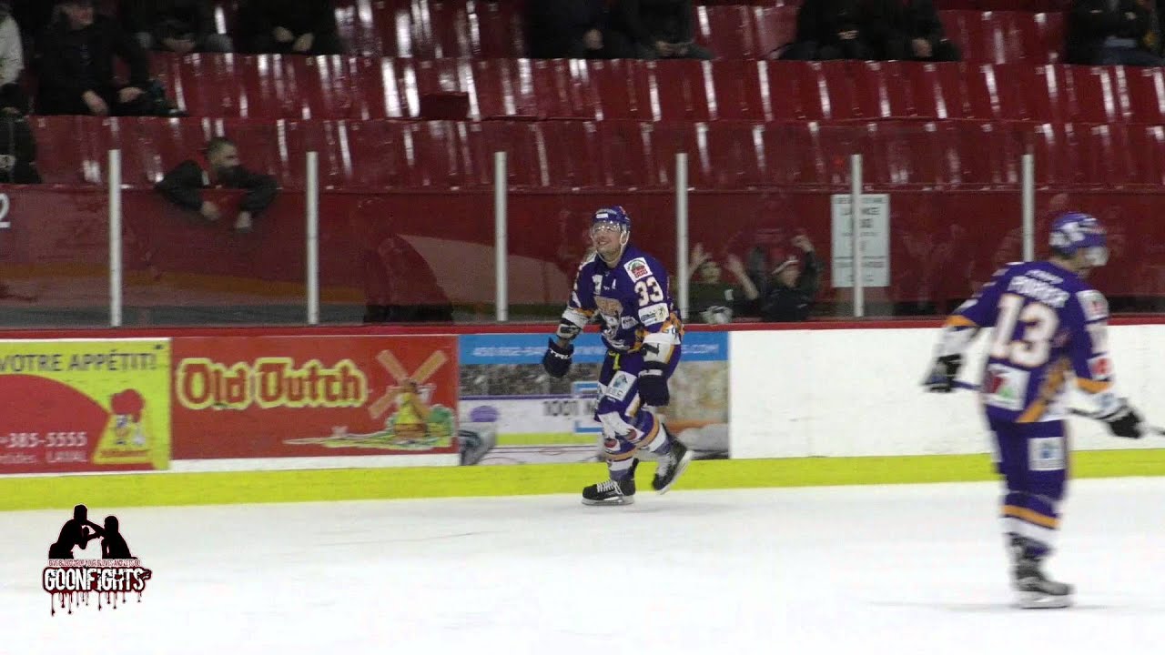 Sébastien Laferrière During Warmups  25 Mars 2016 LNAH