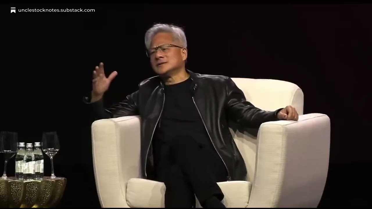 NVIDIA 執行長黃仁勳在 Cisco AI Summit 上的發言。軟體股會不會被AI 取代。