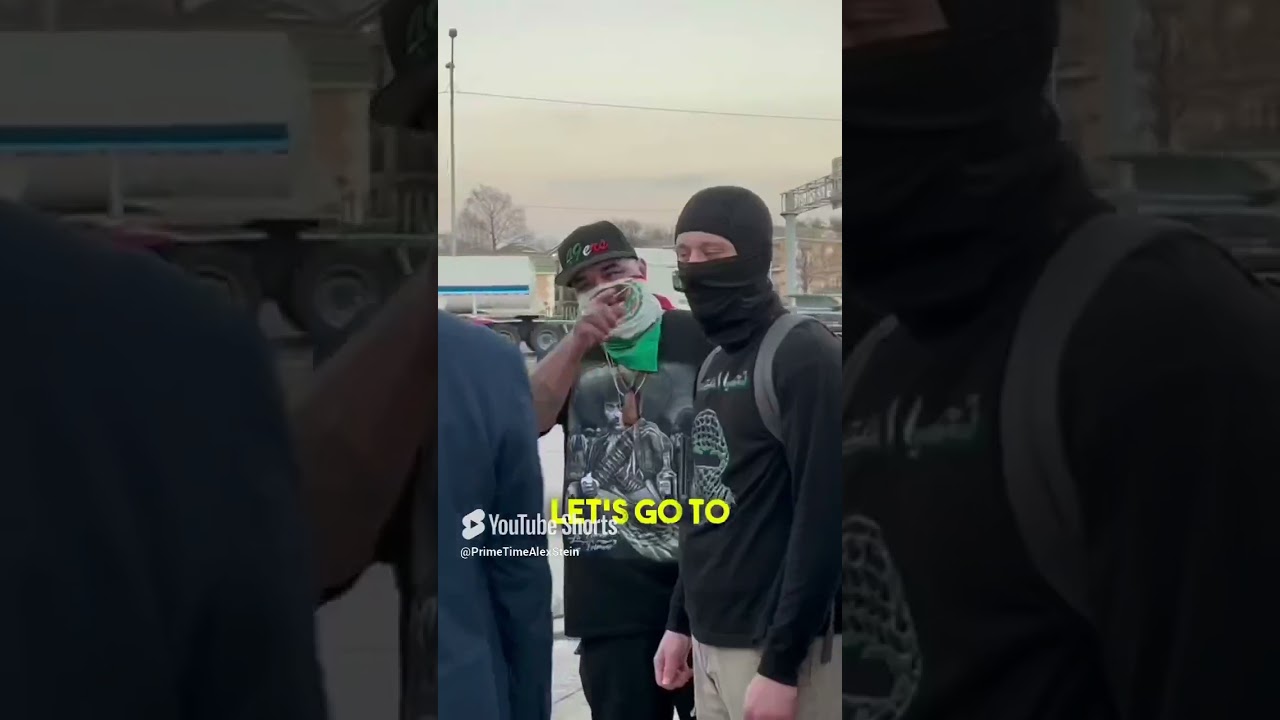 ICE Protester Tries To FIGHT Alex Stein!