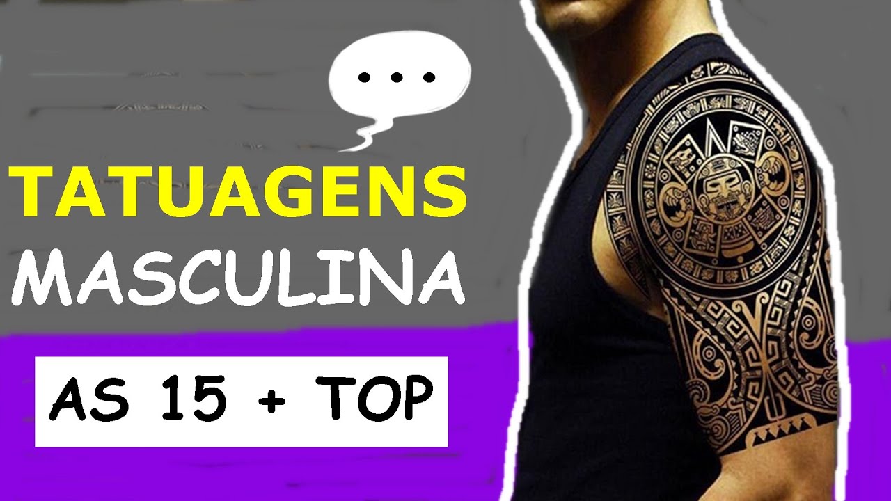 15 Tatuagem masculina no ombro para quem deseja significados