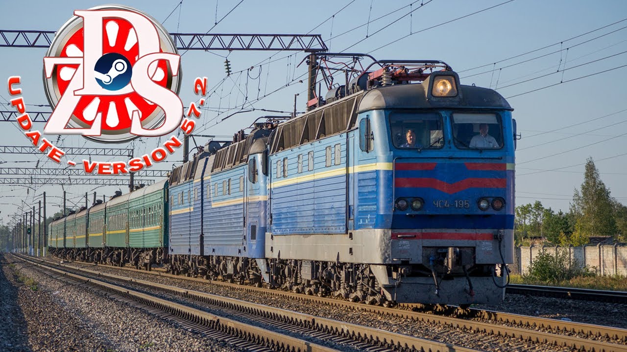 | ZDSimulator-steam version 57.2 Огляд | ЧС4-195 з міжнародним потягом №342л Кишенів - Москва.