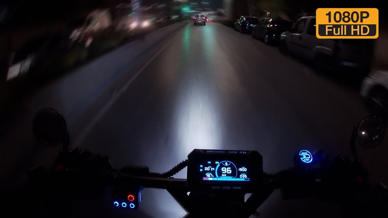 E Scooter In Istanbul Night Driving / Dualtron thunder 3