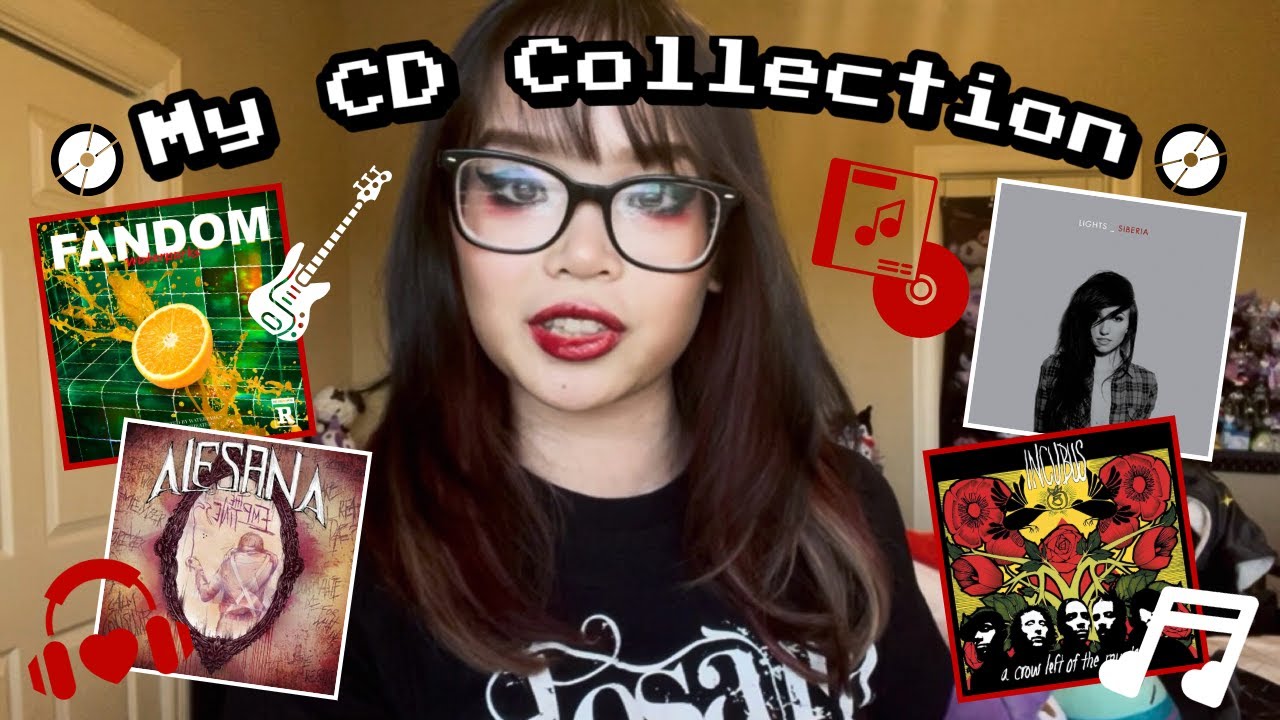 my cd collection 💿🎧ྀི♪⋆.♥︎✮♬⋆⏾⚡︎˙⋆✰