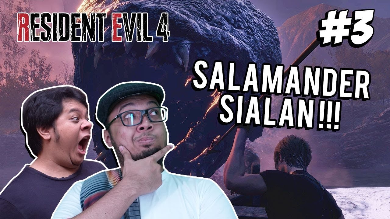 MAKASIH CAPCOM! Kami Dijebak! (Salamender Boss Fight) - Resident Evil 4 Remake (3)