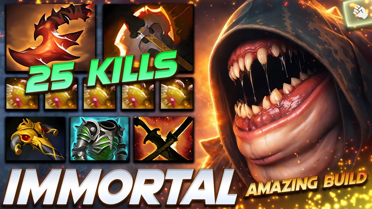 Pudge Immortal Hook Master - Dota 2 Pro Gameplay [Watch & Learn]