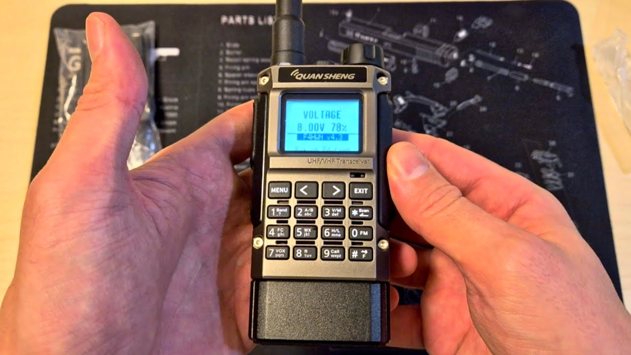 Распаковка и обзор Quansheng UV-K1 + прошивка F4HWN