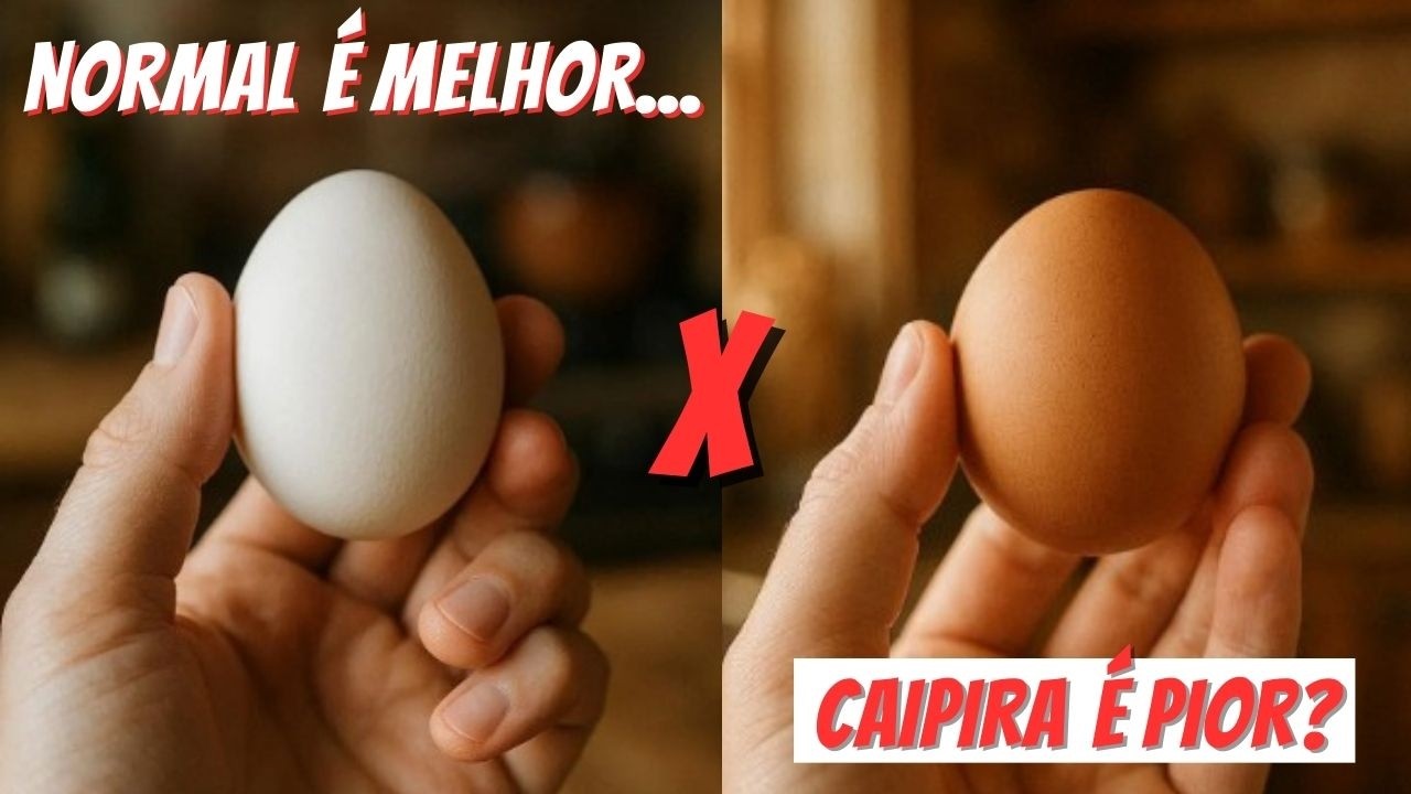 Ovo Caipira x Ovo Normal Qual a Diferença Real? Ovo Caipira x Ovo Normal Qual o MELHOR?