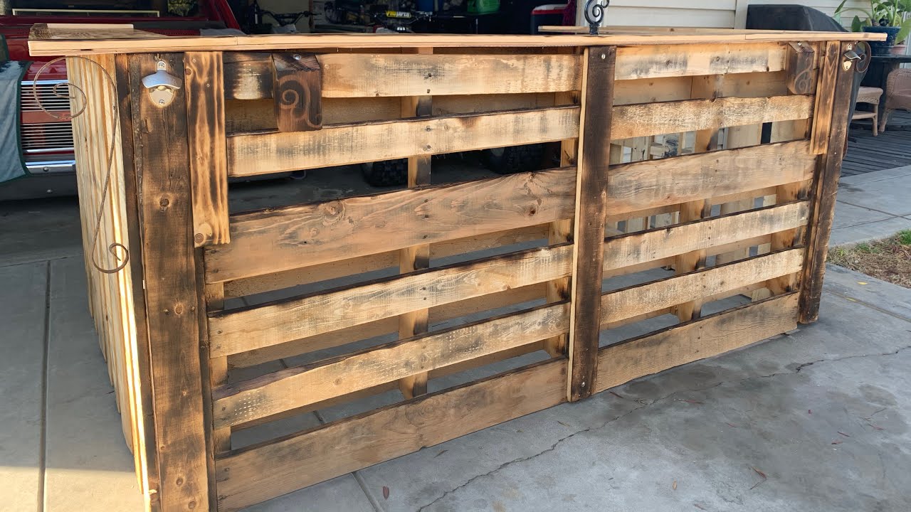 Building a pallet bar /Surprising El viejon on thanksgiving🦃🦃