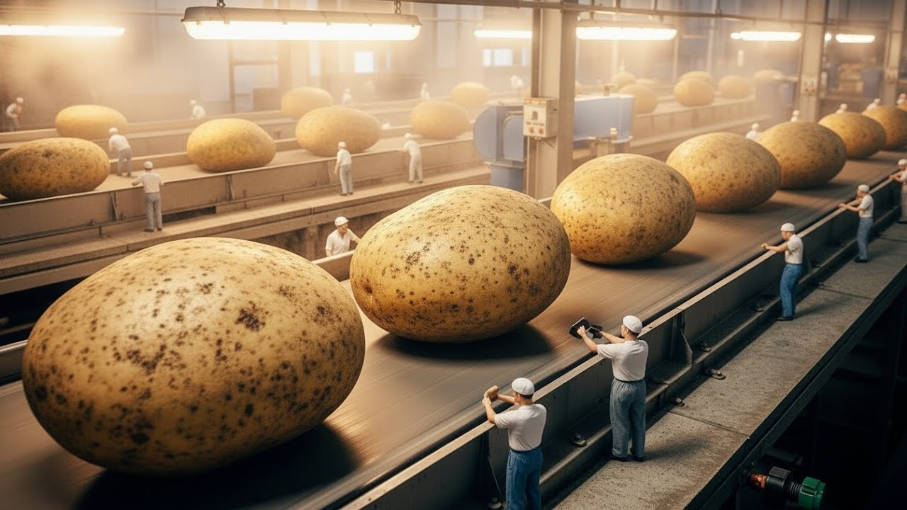 Inside the Pringles Factory: From Raw Potatoes to Perfectly Stacked Crisps 