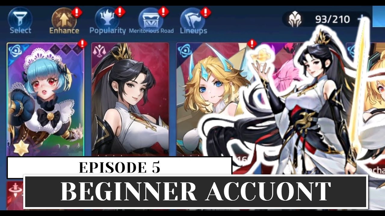 BEGINNER F2P ACCOUNT 2025(EPISODE 5) Mobile Legends: Adventure