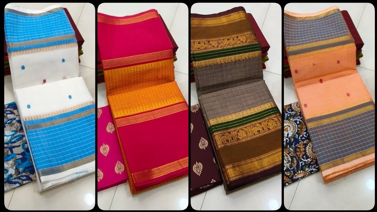 Chettinad corvai cotton sarees 🩵#cotton #saree #onlineshopping #sareelove #cottonsarees 