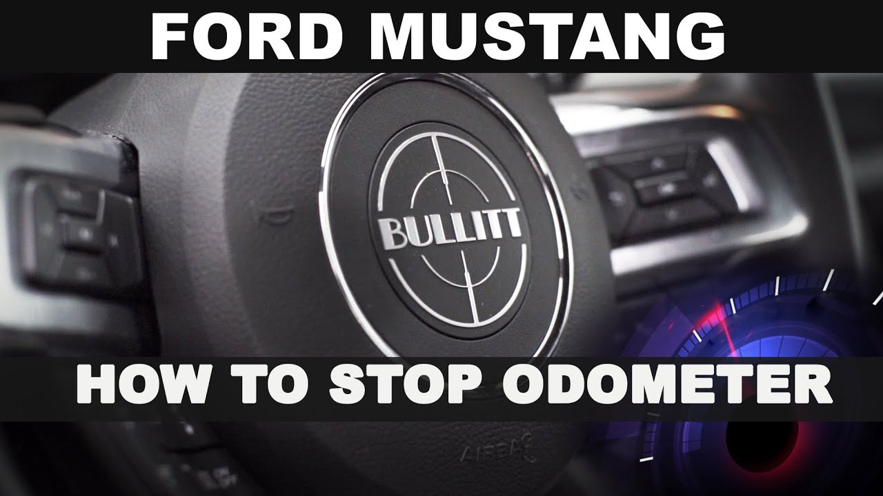 How to stop Odometer | FORD MUSTANG BULLIT 2019