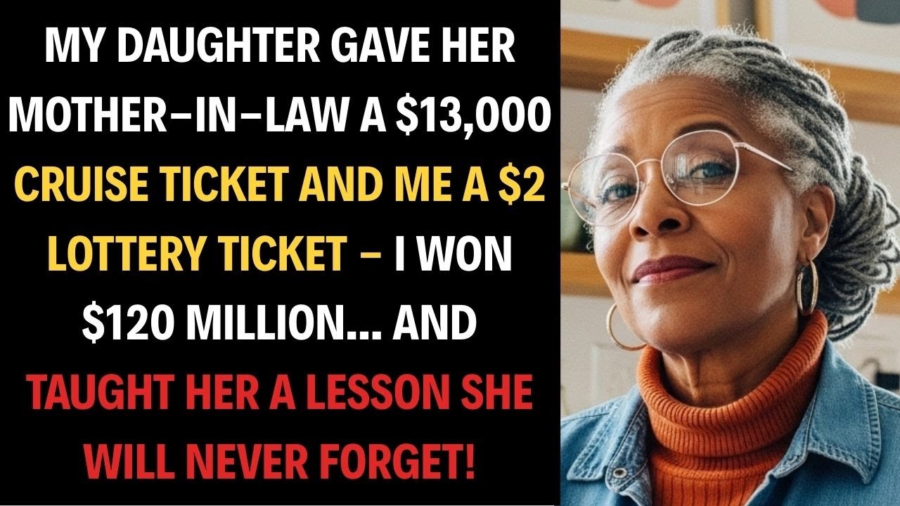 For Mother's Day, My Daughter Gave Her MIL a Cruise and Me a Lottery Ticket - I Won $120M...