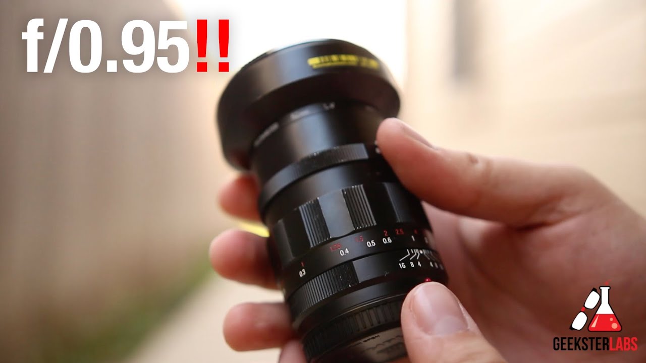 Voigtlander Nokton 25mm f/0.95 Lens & Sample Footage - Fastest MFT Prime Lens